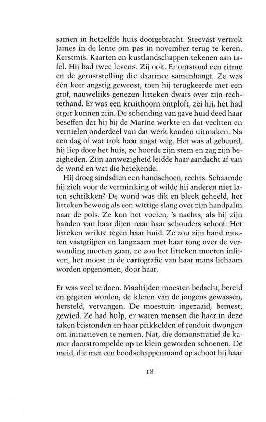 Pagina met tekst over James, zijn familie en hun leven.