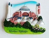 Istanbul Magneet Turkije | Magneet koelkast | Souvenir Turkije | Koelkastmagneetjes | Koelkastmagneet Turkije | Moskee Koelkastmagneet Hobby verzamel Koelkastbutton Kado Cadeau Hagia Sophia A