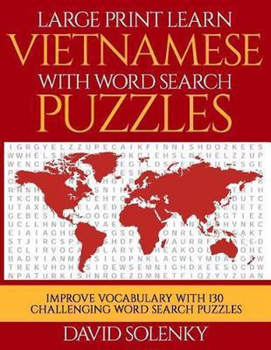 Large Print Learn Vietnamese with Word Search Puzzles - cover