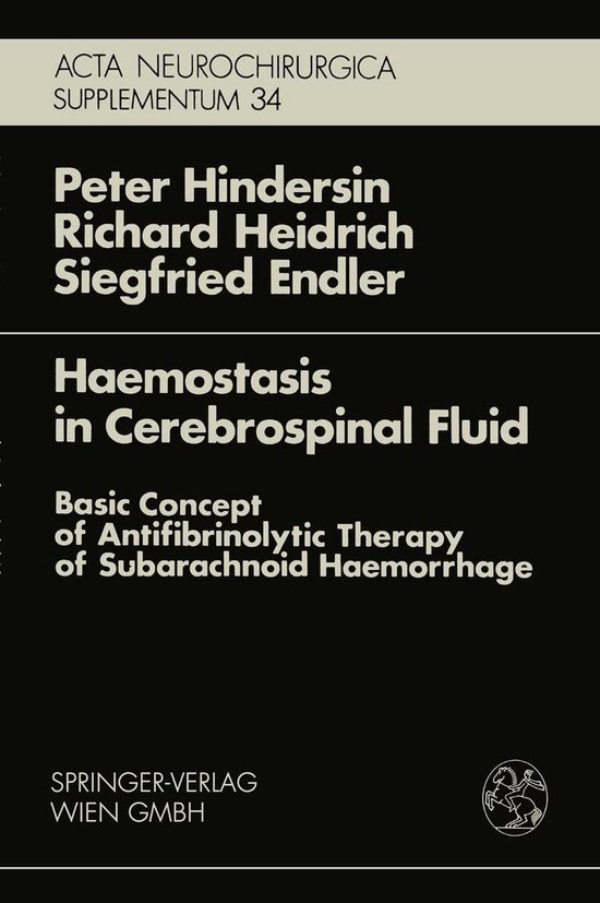 Medicine (R0) - Haemostasis in Cerebrospinal Fluid - cover