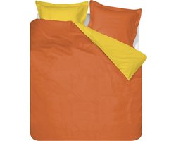 Dekbedovertrek Two Colours Amber/Geel 140 x 200/220 cm