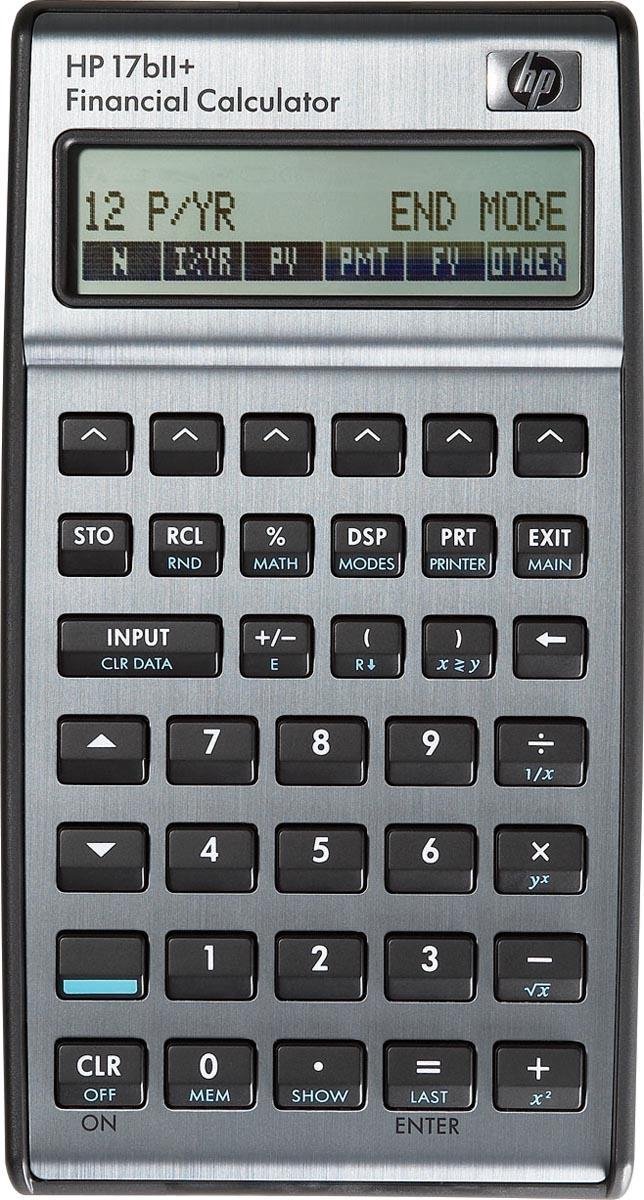 HP 17BII+ - Bureaurekenmachine