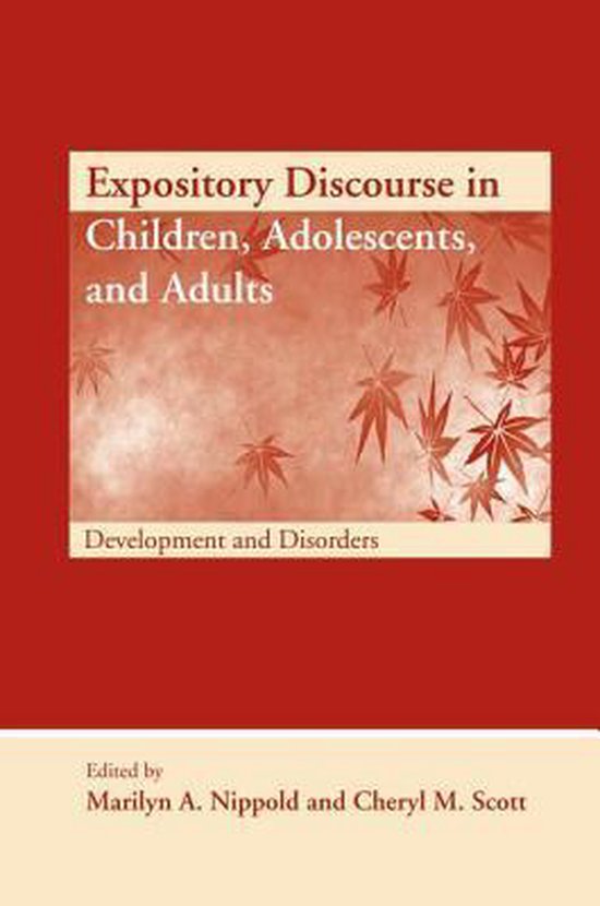 Expository Discourse in Children, Adolescents, and Adults - cover