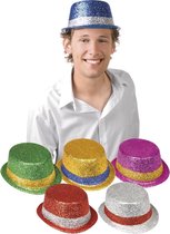 48 stuks: Hoge hoed Sparkling breeze in 6 kleuren - assorti