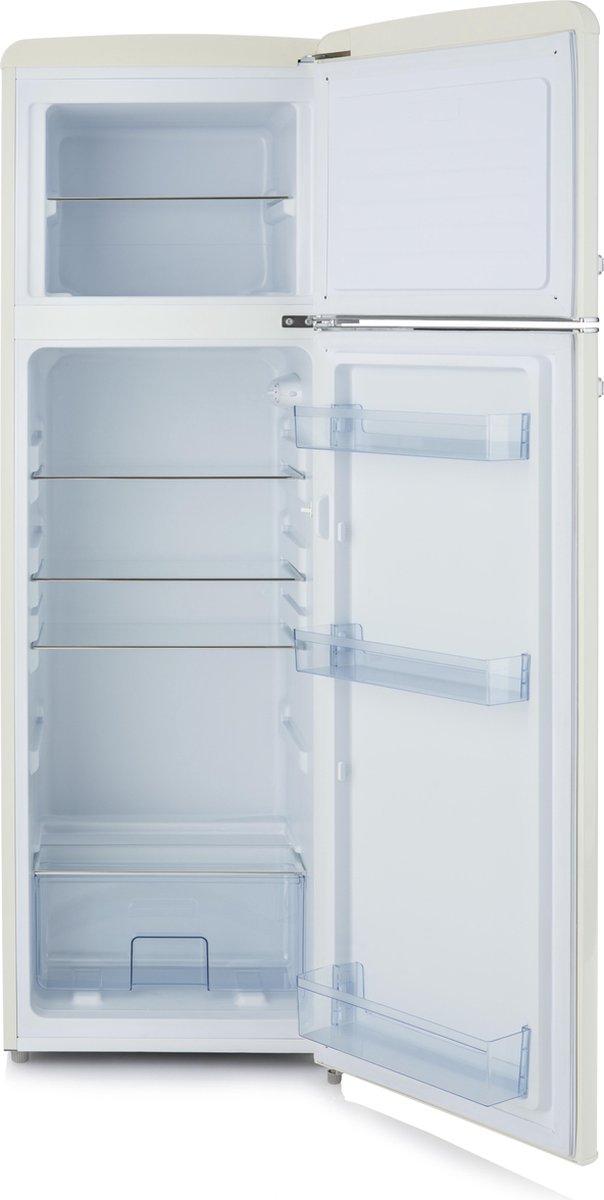 Réfrigérateur congélateur vintage noir E 245 L – DOMO DO929RKZ