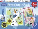 Ravensburger puzzel Disney Frozen: Frozen Fever - 3x49 stukjes