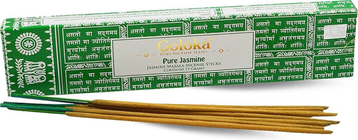 Goedkoopste Wierook - Goloka - Pure Jasmin - 15gr
