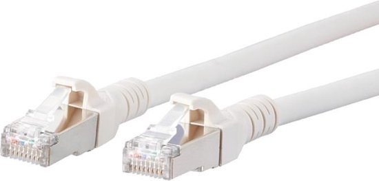 BTR NETCOM - Cat6A netwerkkabel - Wit - 0,5 meter