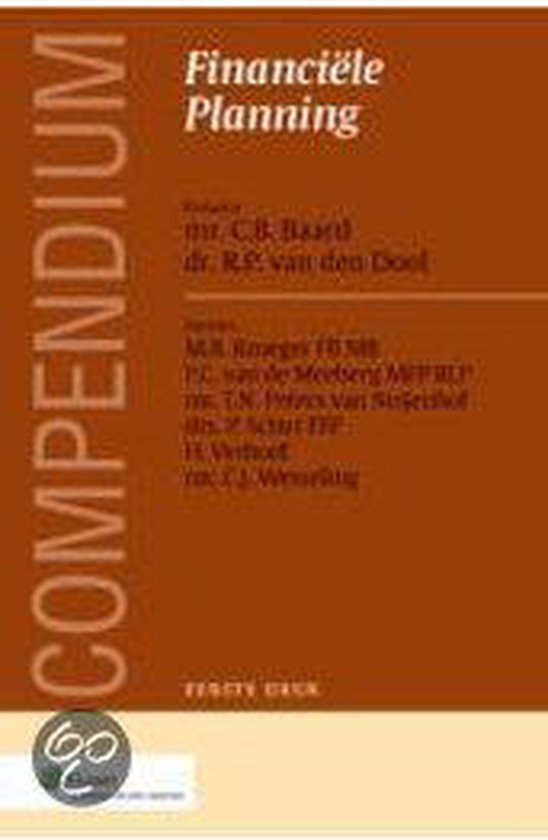 Cover van het boek 'Compendium Financiële planning' van C.B. Baard