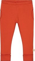 Smitten Organic - Curved Leging - Coral Red - Maat 74