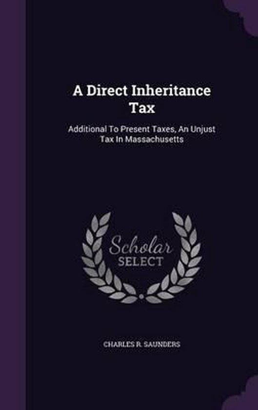 A Direct Inheritance Tax - cover