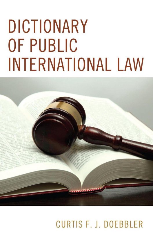 Dictionary of Public International Law - cover