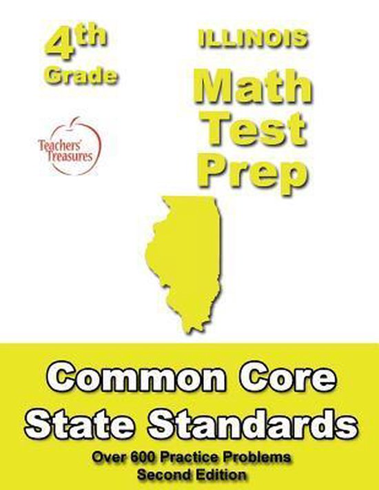 Illinois 4th Grade Math Test Prep - cover
