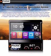 1Din klapscherm navigatie multimedia mirrorlink
