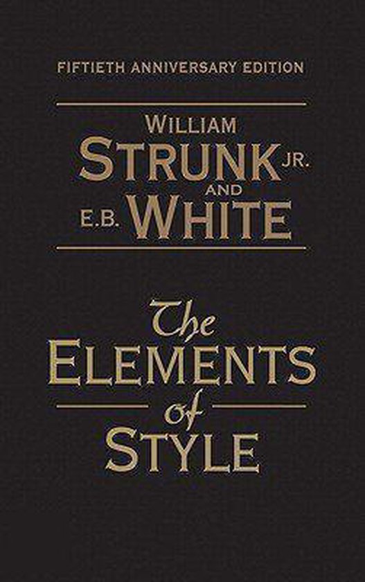 The Elements Of Style - cover
