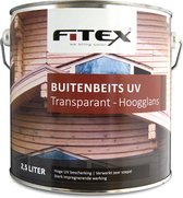 Fitex Buitenbeits UV Transparant HG 2,5 liter transparant