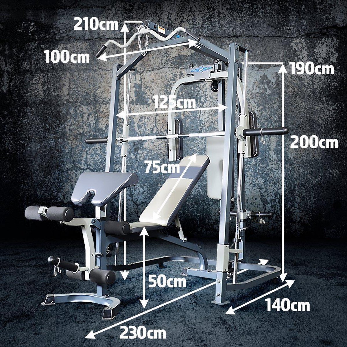 Marcy Home Gym Smith Machine Fitness Krachtstation MP3100 bol
