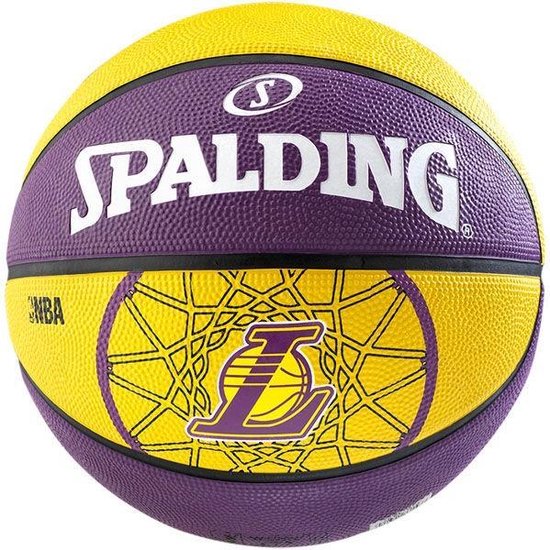 pakket echo lens Spalding Basketbal NBA L.A. Lakers paars/geel | bol.com