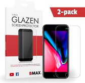 2-pack BMAX Glazen Screenprotector iPhone 8 plus
