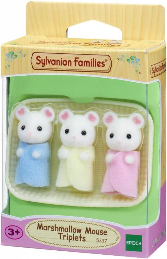 Sylvanian families - le bébé souris marshmallow SYLVANIAN FAMILIES Pas Cher  
