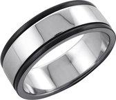 Amanto Ring Ave - 316L Staal - 8mm - Maat 66-21mm