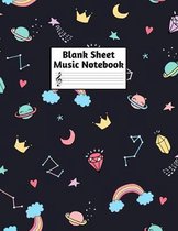 Blank Sheet Music Notebook