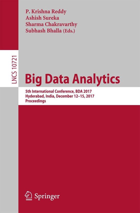 Springer Nature Proceedings Computer Science - Big Data Anal ... - cover