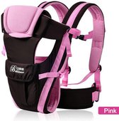 Baby draagtas - Carry Bag - Roze - Draagzak - Carrier - Buikdrager