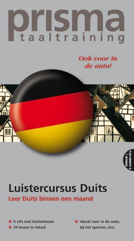 Cover van het boek 'Prisma taaltraining / Luistercursus duits' van Willy Hemelrijk