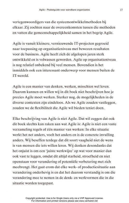 Agile Pocketguide Voor Agile Organisaties