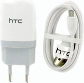 Oplader + (Micro)USB kabel HTC J Wit Origineel