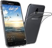 Samsung Galaxy J7 2017 TPU Case hoesje - CaseBoutique - Effen Transparant - TPU (Zacht)