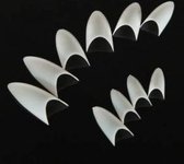 500 Nageltips Stiletto - set van 500 stuks 10 maten