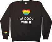 Pride sweater | I'm cool with it | Maat XL