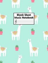 Blank Sheet Music Notebook