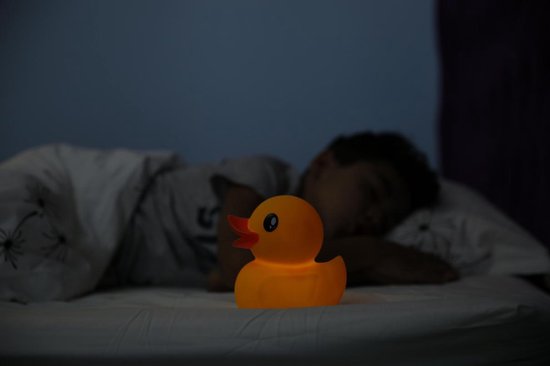 DHINK Eend Kinderlamp Multikleur LED licht Kinderkamer Kids- Geel van Dhink — afbeelding 4