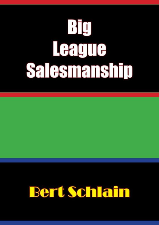 Big-League Salesmanship - cover