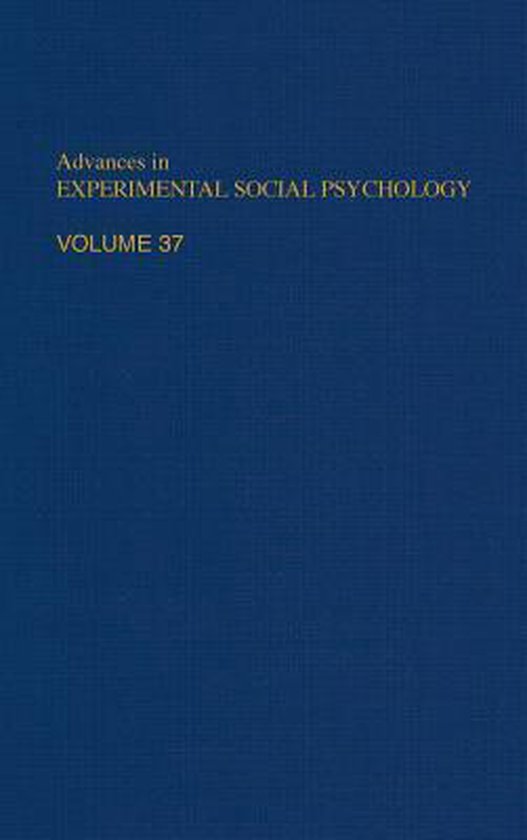 Advances in Experimental Social Psychology - cover