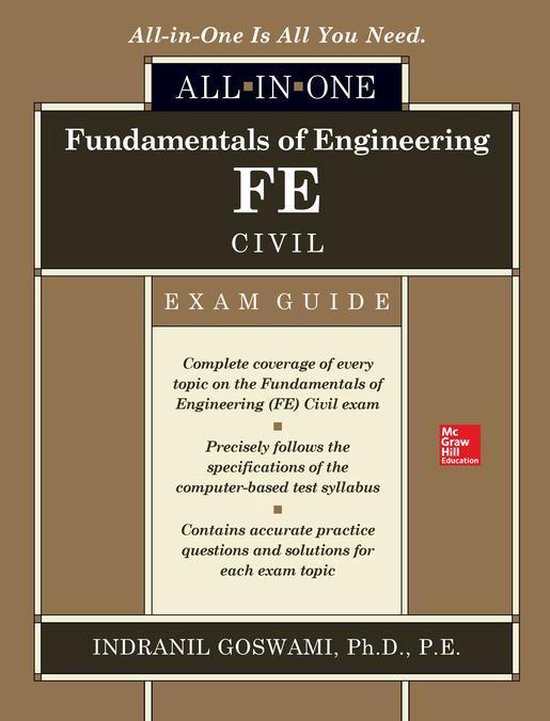 Fundamentals of Engineering FE Civil All-in-One Exam Guide - cover