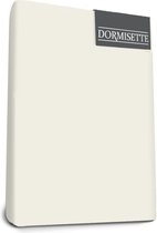 Dormisette Mako Jersey hoeslakens de luxe 200 x 210 cm creme