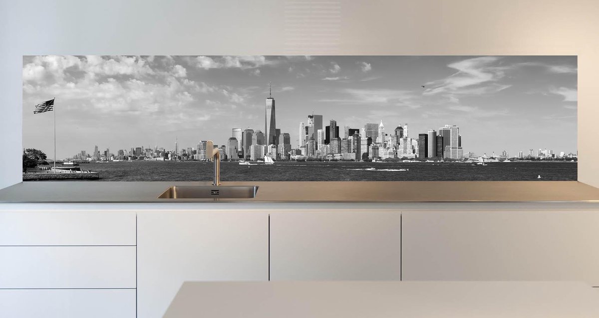 Keuken achterwand behang: -Manhattan NYC- 305x70cm