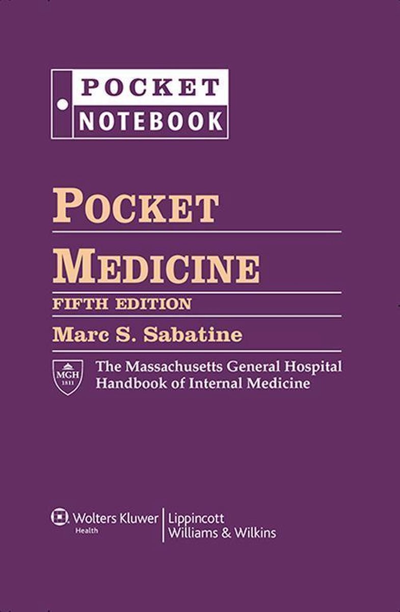 Pocket Medicine (ebook), Dr. Marc S Sabatine | 9781469831411
