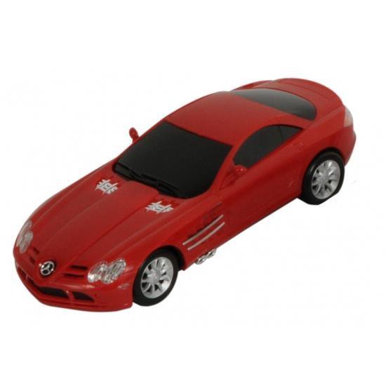 | Speelgoed rode Mercedes SLS McLaren 16 cm auto Speelgoed zilveren mercedes sls auto 16 cm | Modelauto kopen.nl