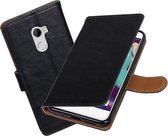 BestCases.nl HTC One X10 Pull-Up booktype cover Zwart