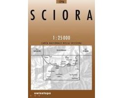 Swisstopo 1 : 25 000 Sciora