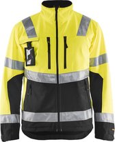 Blåkläder 4900-2517 Jack Softshell High Vis Geel/Zwart maat 4XL