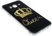 Queen siliconen hoesje Geschikt voor Samsung Galaxy J3 (2015) / J3 (2016)