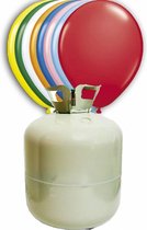 Helium Tank 100 (inclusief 100 ballonnen en lint) - Zilvergrijs