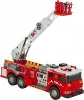 Brandweerwagen  Met Ladder Rood 67 cm met Zwaailichten en sirenes