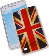 Britse Vlag TPU Cover Case voor Sony Xperia C4 Cover